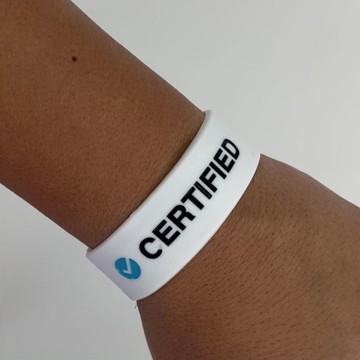 Certified 1 Inch Wristband