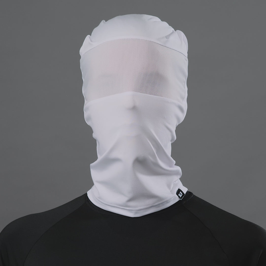Basic White Head Bag Mask